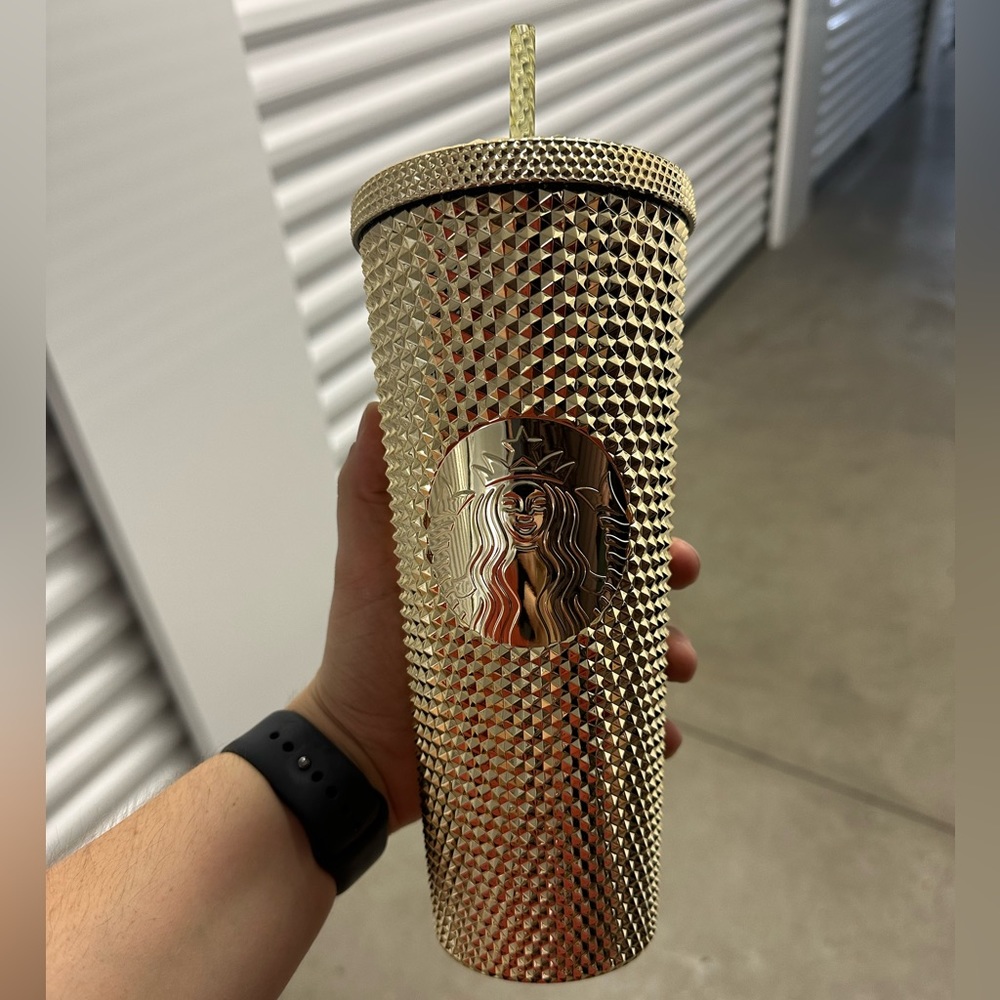 Starbucks 2022 Venti Gold Studded tumbler